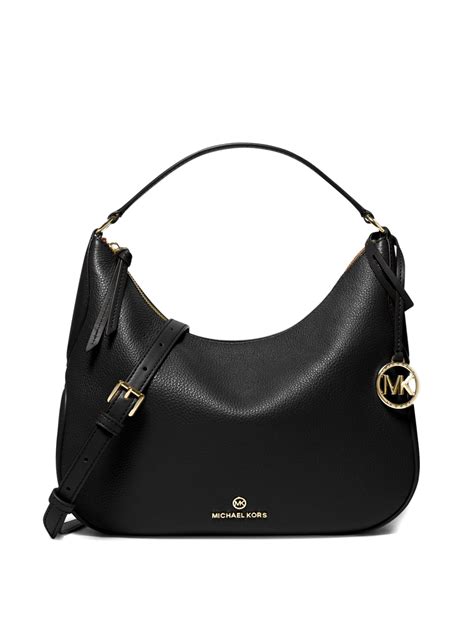 michael michael kors kelsey medium logo shoulder bag|Michael Kors quilted bag black.